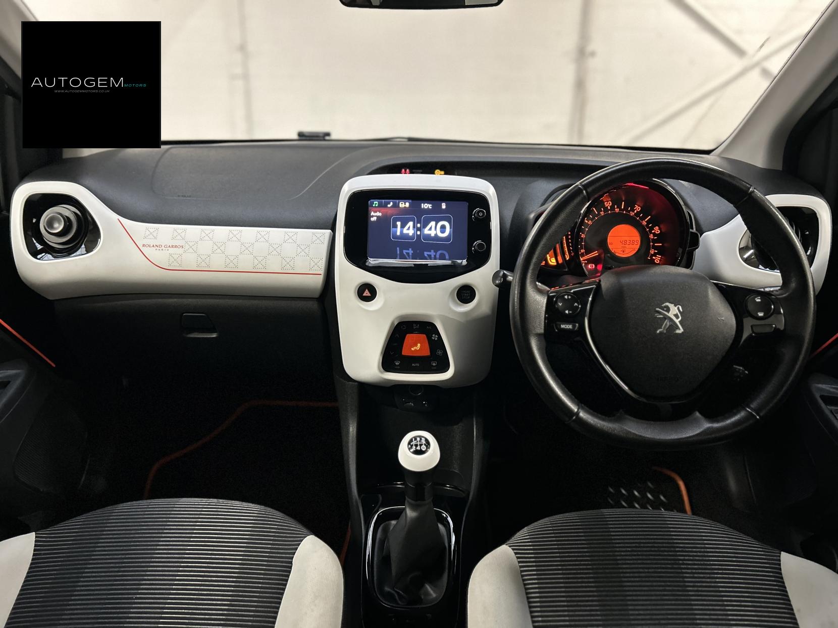 Peugeot 108 1.2 PureTech Roland Garros Top! 3dr Petrol Manual Euro 6 (82 ps)