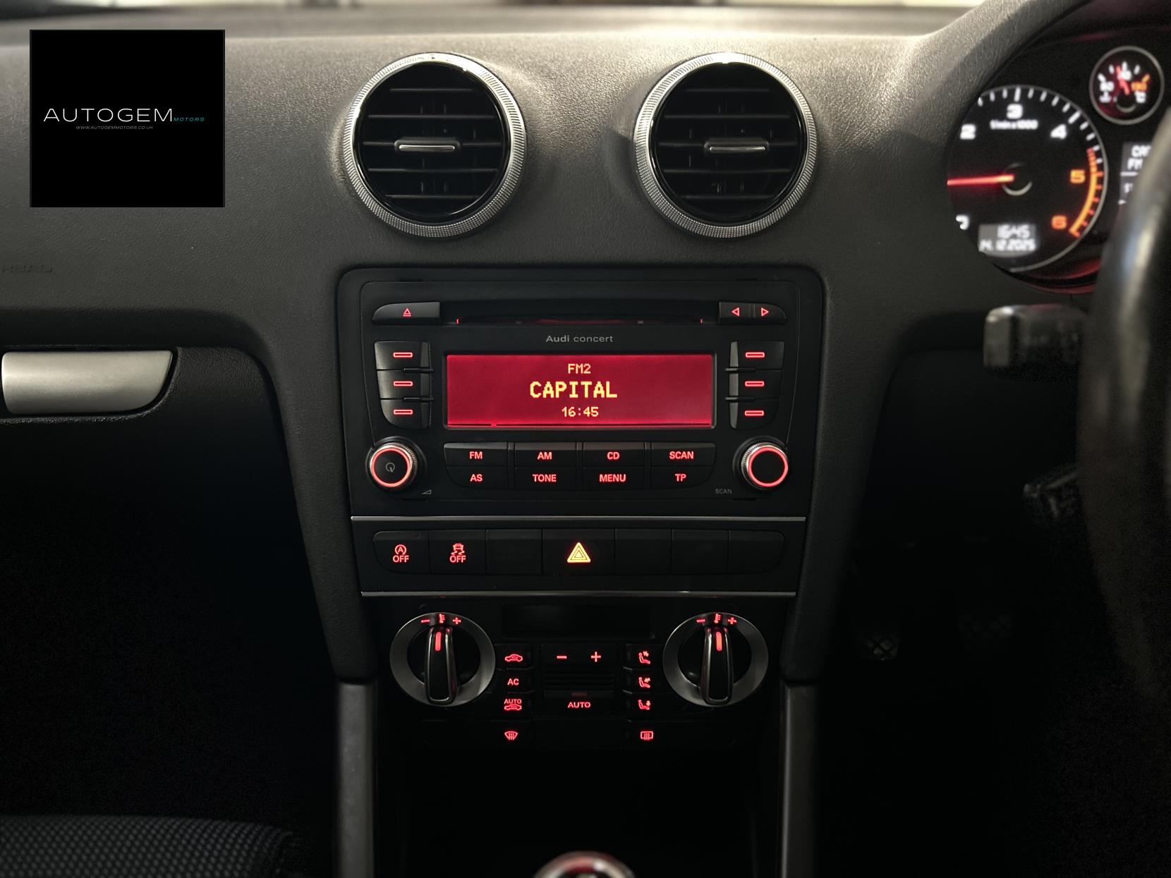 Audi A3 2.0 TDI Sport Sportback 5dr Diesel Manual Euro 5 (s/s) (140 ps)